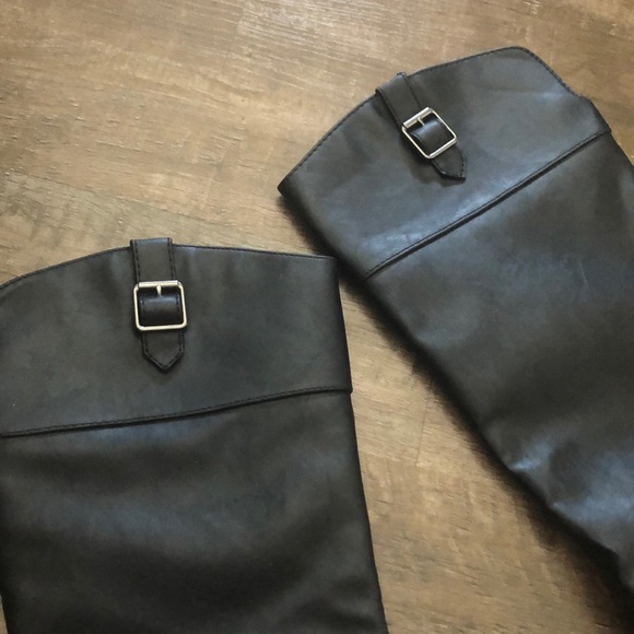 American Eagle black leather boots - Picture 5 of 5